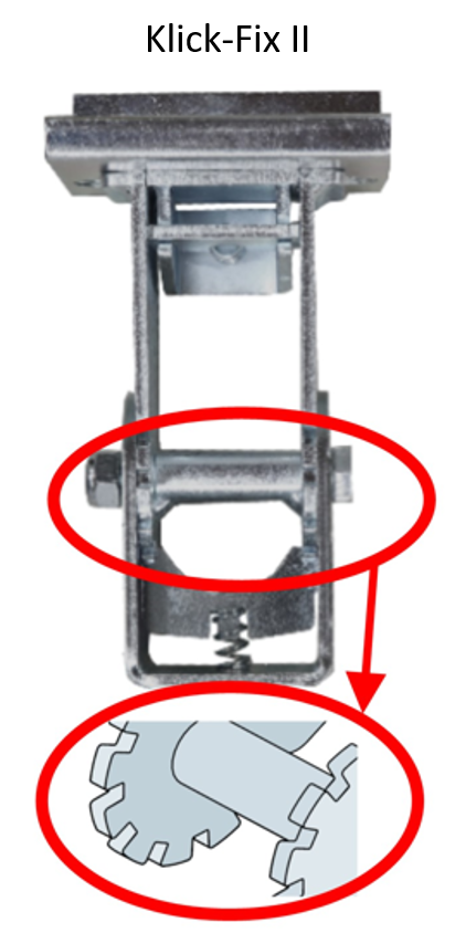 Stativ groß (1,40 - 3,85m) f. Arbeitsl. Opus m. KlickFix II