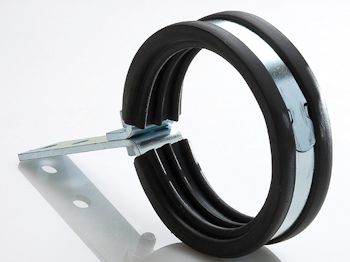 Halter H13 m. Gummimanschette (schw.)